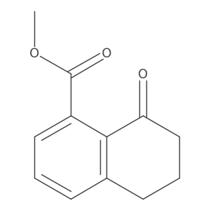 Methyl 8-oxo-5,6,7,8-tetrahydronaphthalene-1-carboxylate Structure