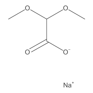 Sodium 2,2-dimethoxyacetate结构式