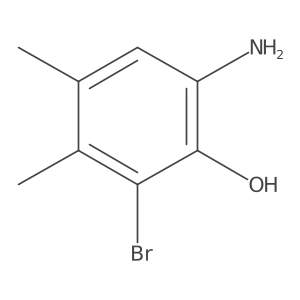 6-Amino-2-bromo-3,4-dimethylphenol Structure