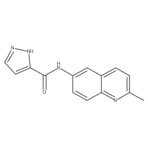1h-Pyrazole-3-carboxamide,n-(2-methyl-6-quinolinyl)- Structure
