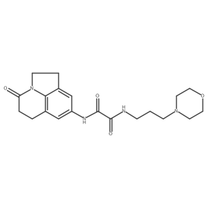 N1-(3-morpholinopropyl)-N2-(4-oxo-2,4,5,6-tetrahydro-1H-pyrrolo[3,2,1-ij]quinolin-8-yl)oxalamide结构式