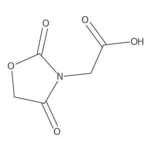 (2,4-Dioxo-1,3-oxazolidin-3-yl)acetic acid结构式