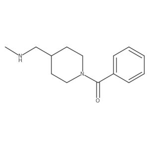 [4-[(Methylamino)methyl]-1-piperidinyl]phenylmethanone结构式