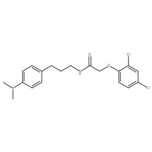 2-(2,4-dichlorophenoxy)-N-{3-[4-(dimethylamino)phenyl]propyl}acetamide Structure