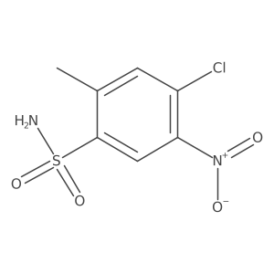 4-Chloro-2-methyl-5-nitrobenzene-1-sulfonamide Structure