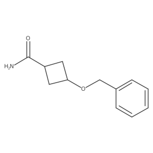 3-(Benzyloxy)cyclobutane-1-carboxamide Structure