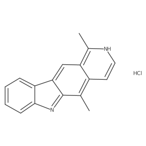 1,5-Dimethyl-6H-pyrido[4,3-b]carbazole hydrochloride结构式