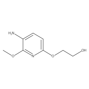 2-[(5-Amino-6-methoxy-2-pyridinyl)oxy]ethanol Structure