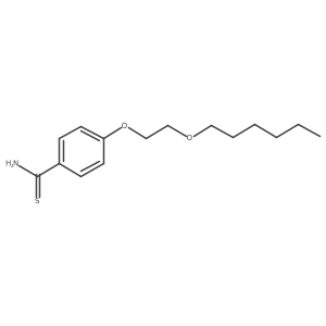 4-[2-(Hexyloxy)ethoxy]benzenecarbothioamide结构式