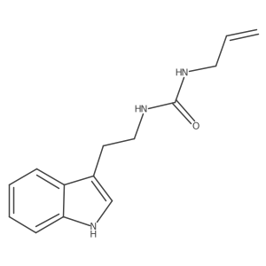 1-[2-(1H-indol-3-yl)ethyl]-3-(prop-2-en-1-yl)urea结构式