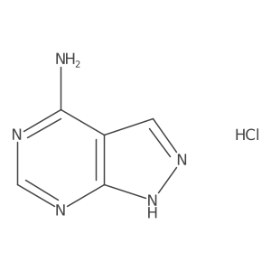 1H-pyrazolo[3,4-d]pyrimidin-4-amine hydrochloride Structure