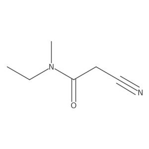 2-cyano-N-ethyl-N-methylacetamide结构式