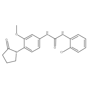 1-(2-Chlorophenyl)-3-[3-methoxy-4-(2-oxopyrrolidin-1-yl)phenyl]urea Structure