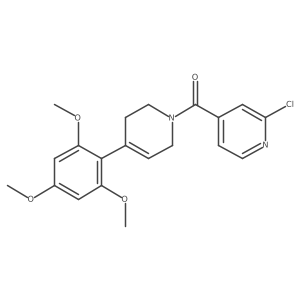 COc1cc(OC)c(C2=CCN(C(=O)c3ccnc(Cl)c3)CC2)c(OC)c1结构式