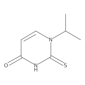 1-(Propan-2-yl)-2-sulfanyl-1,4-dihydropyrimidin-4-one Structure