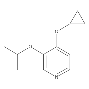 4-Cyclopropoxy-3-isopropoxypyridine Structure