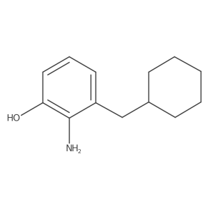 2-Amino-3-(cyclohexylmethyl)phenol Structure