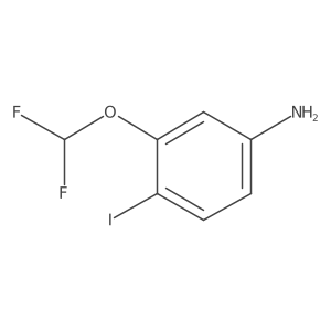 3-(Difluoromethoxy)-4-iodoaniline Structure