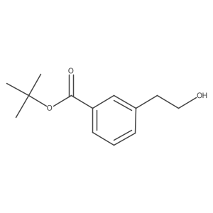 Tert-butyl 3-(2-hydroxyethyl)benzoate结构式