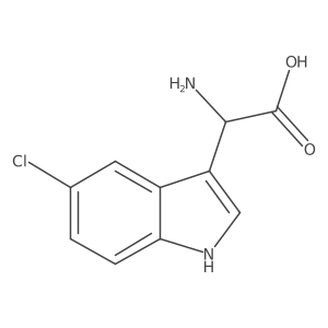 2-amino-2-(5-chloro-1H-indol-3-yl)acetic acid Structure