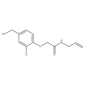 n-Allyl-2-(2-chloro-4-(hydroxymethyl)phenoxy)acetamide Structure