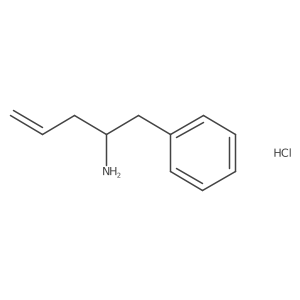 Alfetamine hydrochloride, (S)-结构式