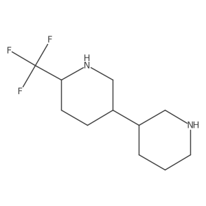 5-(Piperidin-3-yl)-2-(trifluoromethyl)piperidine Structure