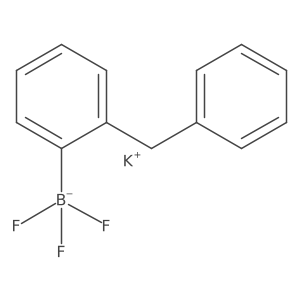 Potassium (2-benzylphenyl)trifluoroborate结构式