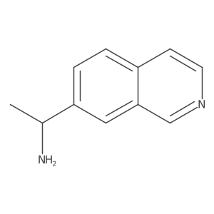 1-(Isoquinolin-7-yl)ethanamine Structure
