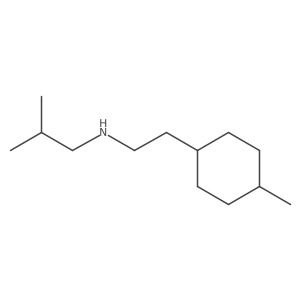 [2-(4-Methylcyclohexyl)ethyl](2-methylpropyl)amine结构式