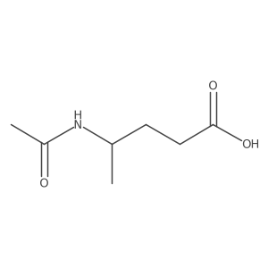 4-Acetamidopentanoic acid Structure