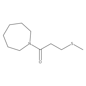1-(Azepan-1-yl)-3-(methylsulfanyl)propan-1-one Structure