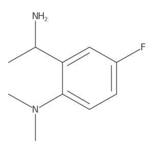 (R)-2-(1-Aminoethyl)-4-fluoro-N,N-dimethylaniline Structure