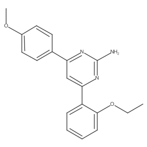 4-(2-Ethoxyphenyl)-6-(4-methoxyphenyl)pyrimidin-2-amine Structure