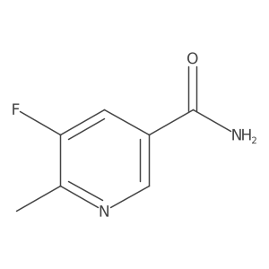 5-Fluoro-6-methylnicotinamide Structure