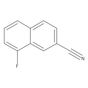8-Fluoro-2-naphthonitrile Structure