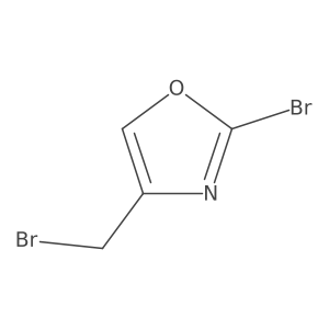 2-Bromo-4-(bromomethyl)oxazole Structure