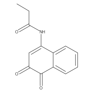 N-(1,2-dihydro-1,2-dioxonaphthalen-4-yl)propionamide结构式
