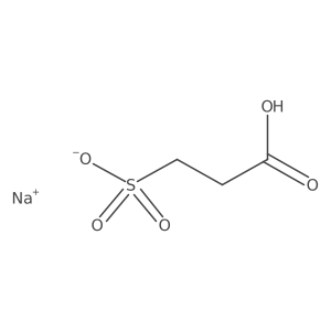 Sodium 2-carboxyethane-1-sulfonate结构式