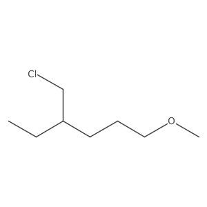 4-(Chloromethyl)-1-methoxyhexane Structure