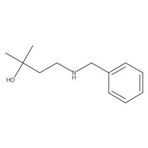4-(Benzylamino)-2-methylbutan-2-ol Structure