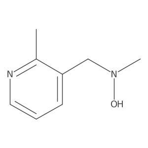 N-methyl-N-[(2-methylpyridin-3-yl)methyl]hydroxylamine结构式