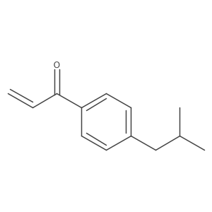 1-[4-(2-Methylpropyl)phenyl]prop-2-en-1-one结构式