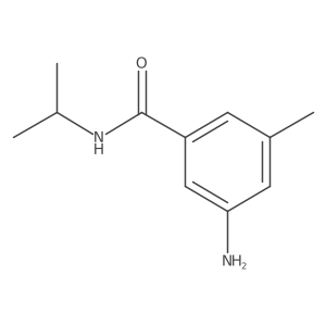 3-amino-5-methyl-N-(propan-2-yl)benzamide结构式