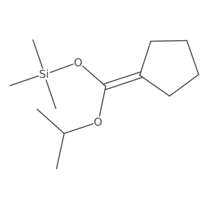(Cyclopentylidene(isopropoxy)methoxy)trimethylsilane结构式