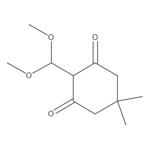 2-(Dimethoxymethyl)-5,5-dimethylcyclohexane-1,3-dione Structure