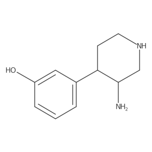 3-(3-Aminopiperidin-4-yl)phenol Structure