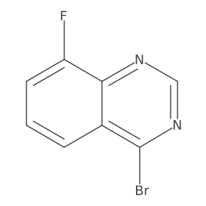 4-Bromo-8-fluoroquinazoline Structure