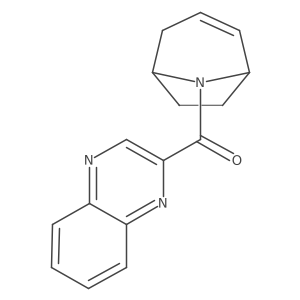 (1R,5S)-8-azabicyclo[3.2.1]oct-2-en-8-yl(quinoxalin-2-yl)methanone Structure