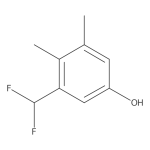 3-(Difluoromethyl)-4,5-dimethylphenol结构式